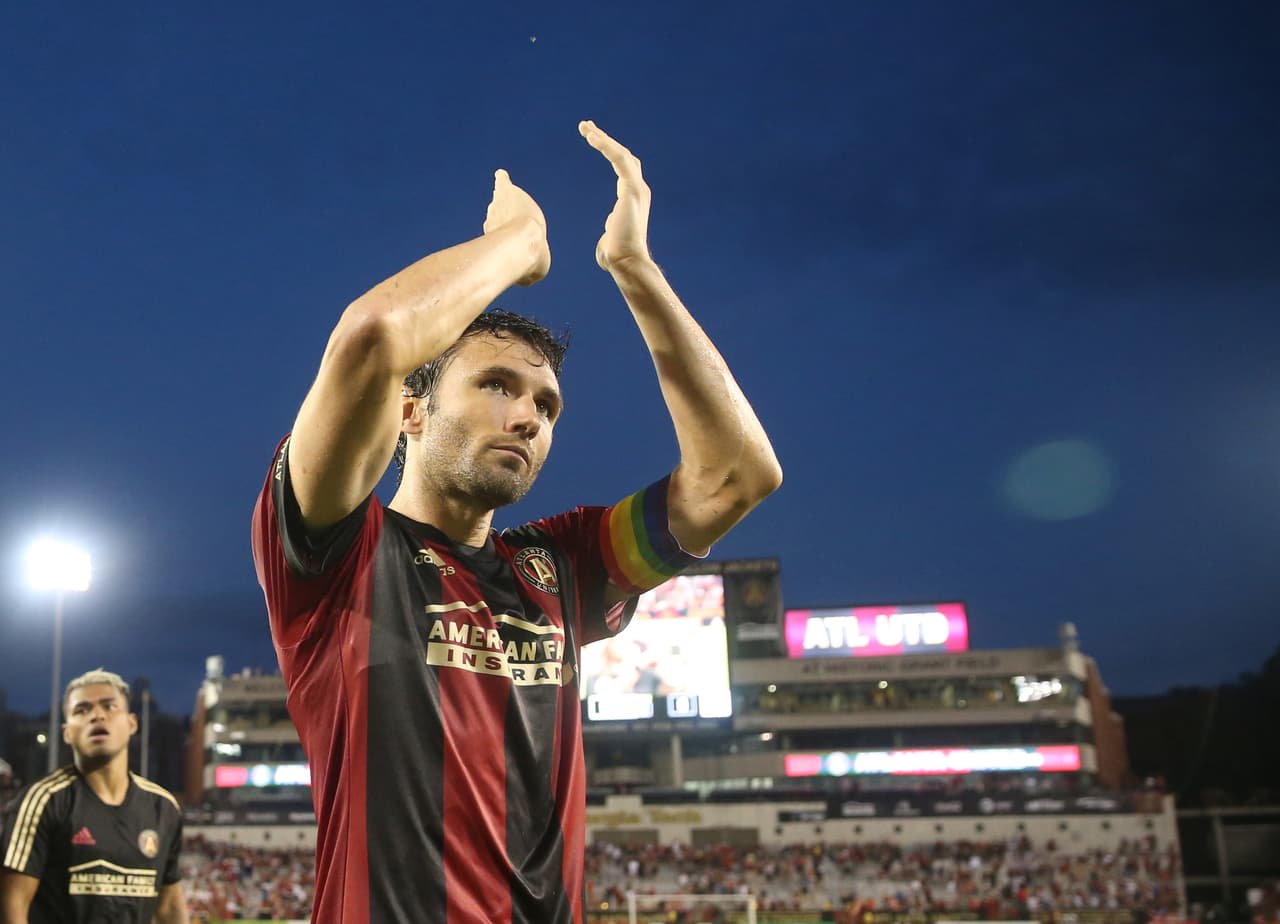Dentro de un Atlanta United bien abastecido de talento sudamericano, el estadounidense Michael Parkhurst destaca como uno de los mejores defensores de la liga. (USA Today Images)