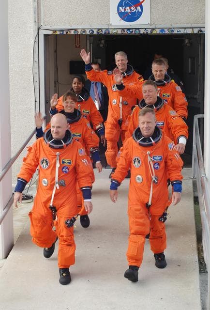 Elex astronauta, Mark Kelly, en una de sus misiones espaciales.