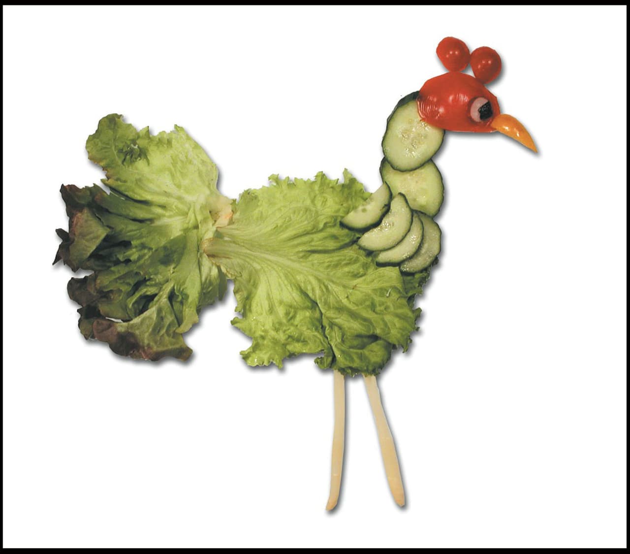 O tal ves un gallo muy imponente.