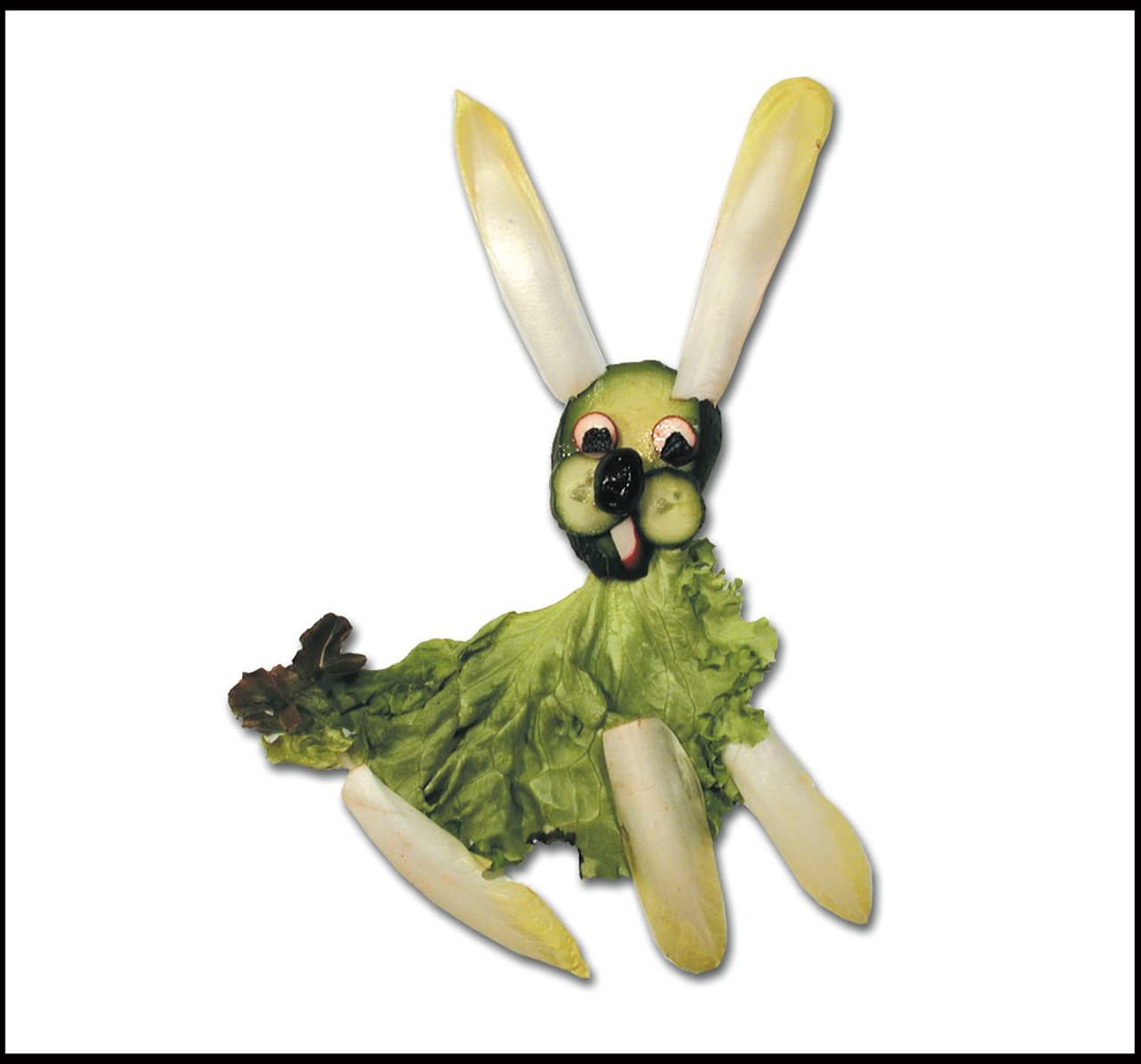 Ahora los conejos ya no comen lechuga, ¡sino que se convirtieron en ella!