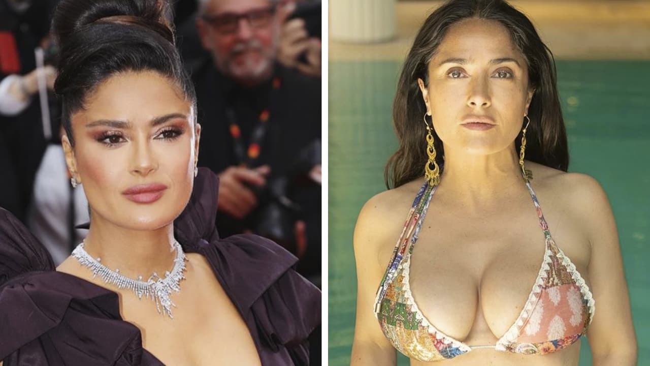 Salma Hayek celebra su cumpleaños 57 con 'bikinazo' y fans quedan impactados con su mini cintura