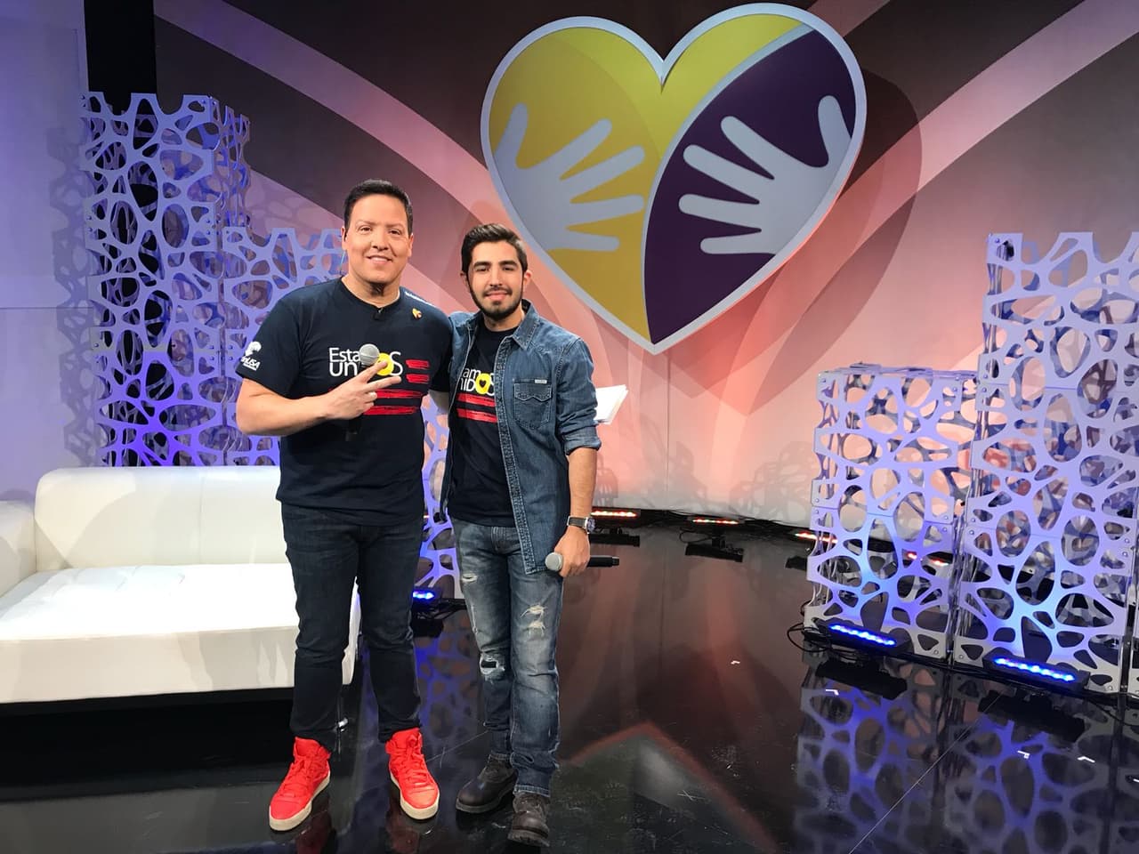 Bajo el lema de 'Estamos Unidos', Raúl invitó a todos a ser parte de esta noble causa.