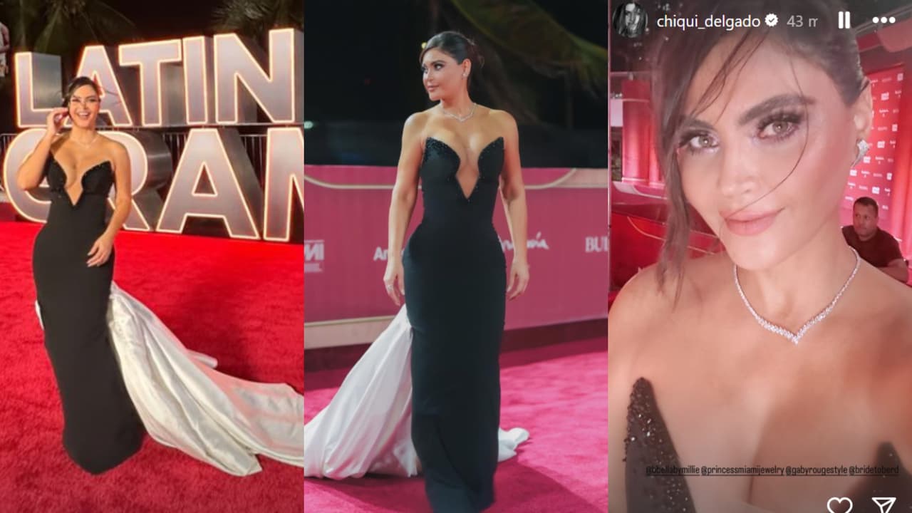 Este fue el look con el que 'Chiqui' Delgado llegó a la gala de Persona del Año del Latin GRAMMY 2024 en 'La Ciudad del Sol'.
