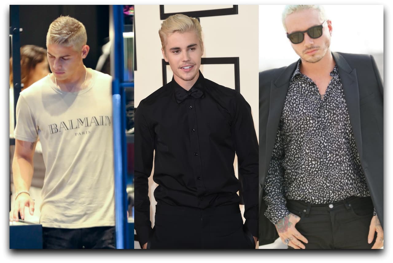 James Rodríguez le entró el furor por el cabello pintado y así como otros nominados, él también probó con el tono rubio en el cabello.