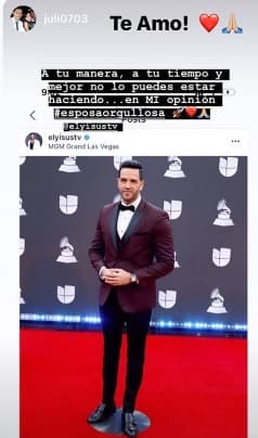 Su esposa está orgullosa de cada logro del chef Yisus y lo expresa a los cuatro vientos en redes sociales.