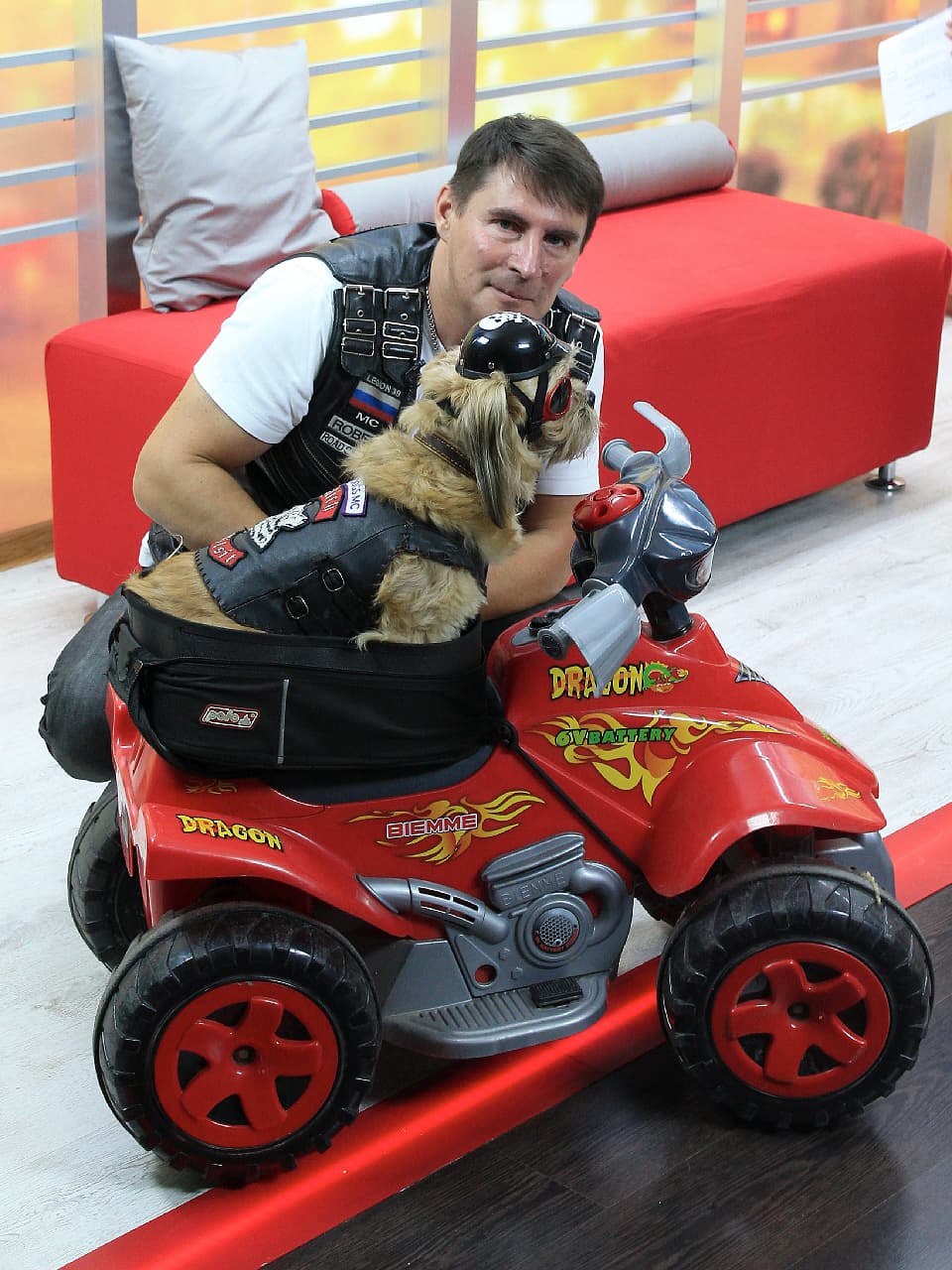 ¡Aunque no le gusta mucho que le den palmadas! Seguro es para conservar su imagen de animal rudo.