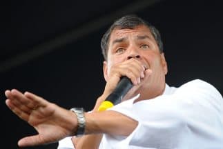 El presidente de Ecuador, Rafael Correa.