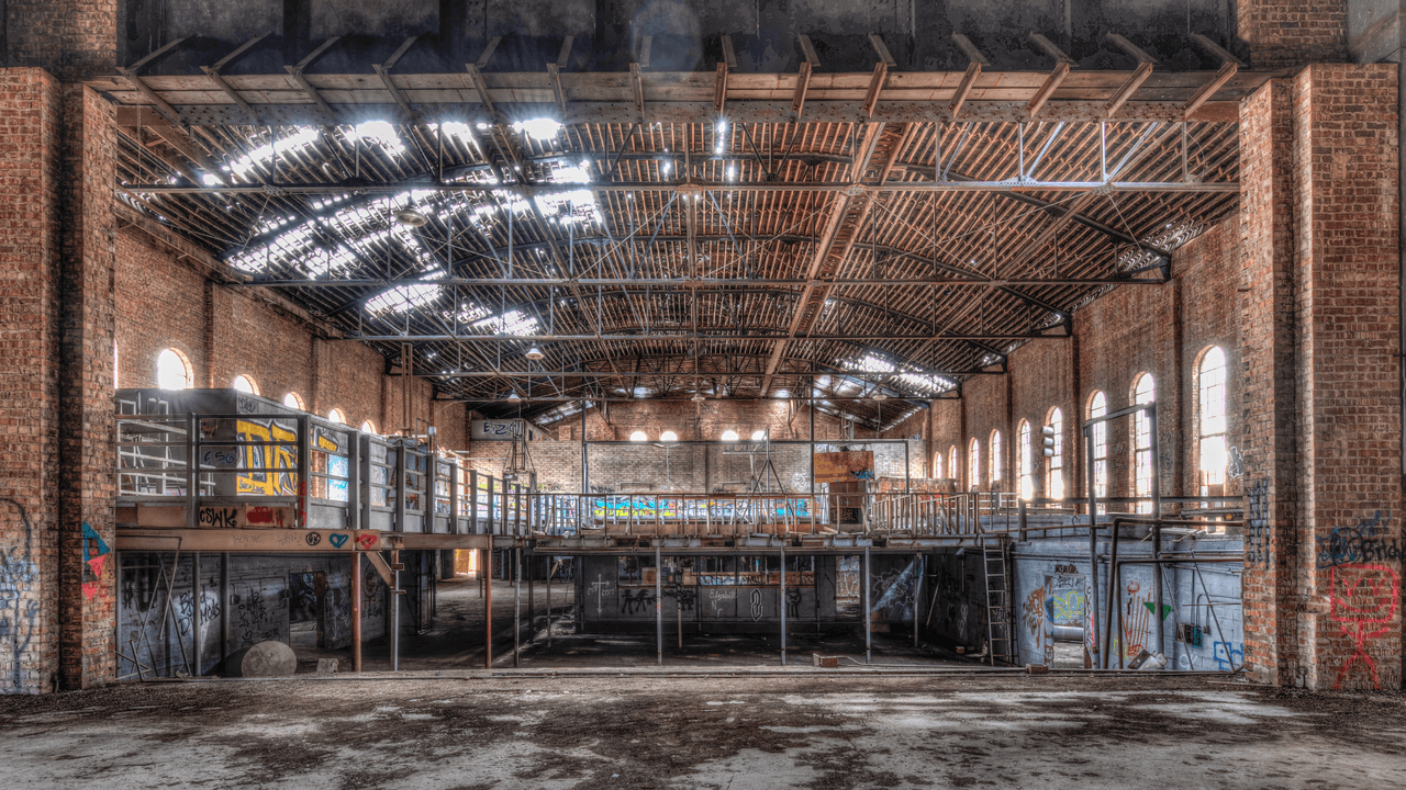 Así es el espacio interior que se remodelará para transformarse en sede cultural.