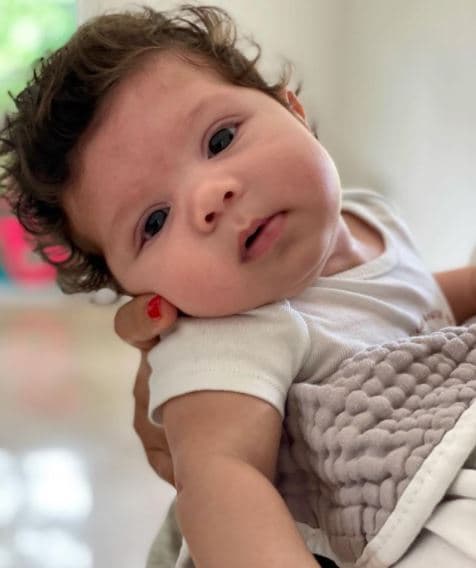 Sin duda, uno de los momentos más lindos de baby Gennaro fue su debut en 
<i>Despierta América</i>, ¡se veía hermoso!