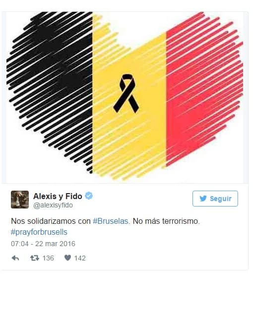 Mostraron su solidaridad y pidieron orar por todos los afectados.