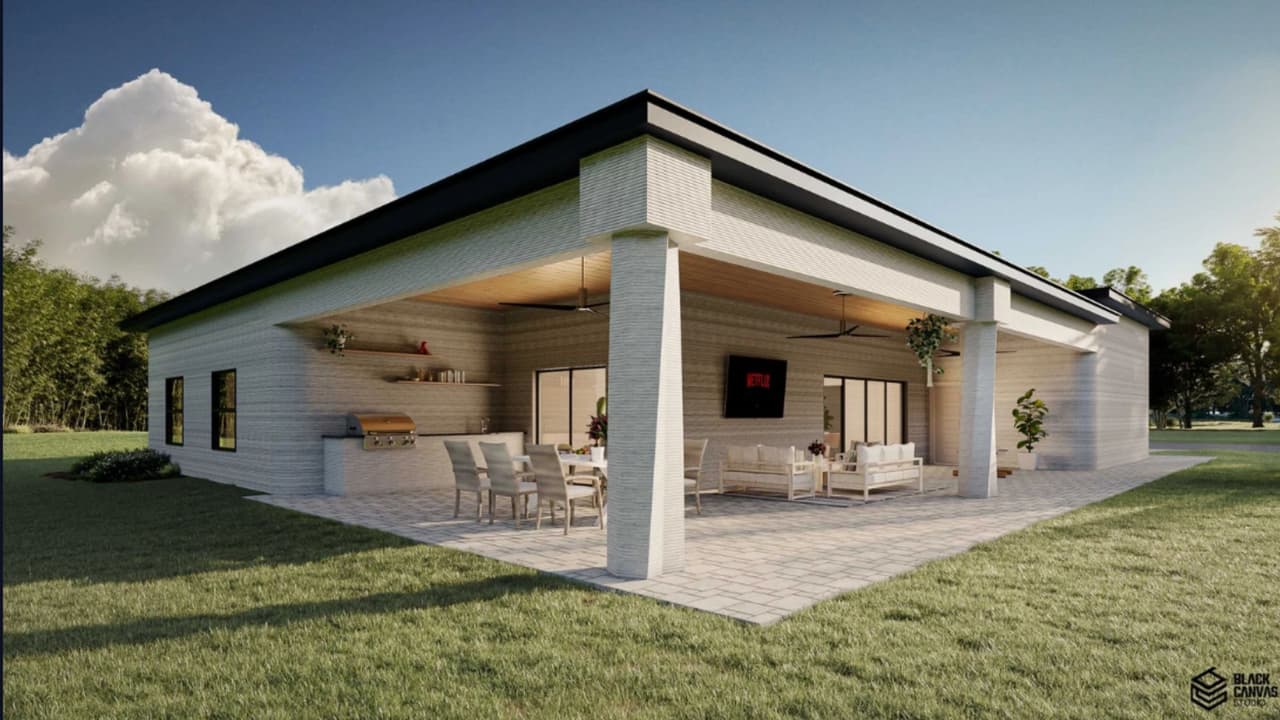 La impresión 3D permite la creación de diseños arquitectónicos complejos y personalizados que serían difíciles o imposibles de lograr con métodos convencionales.