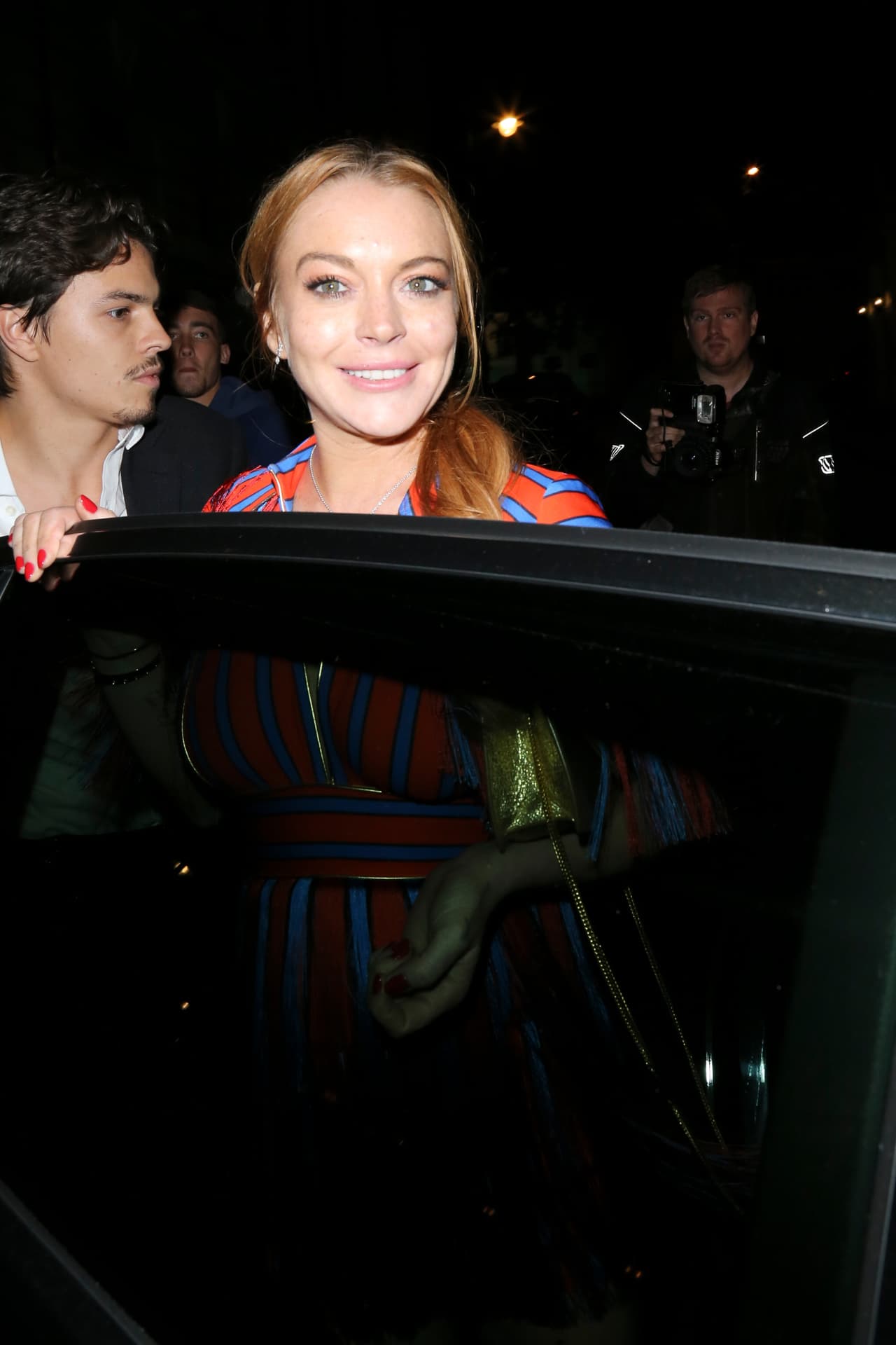 Se nota que iba muy 'happy'.