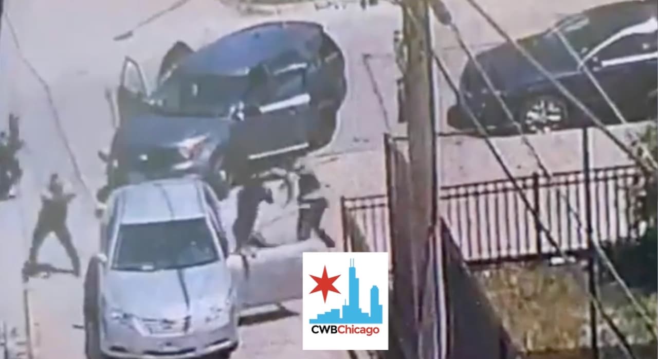 Video capta momento exacto en que sospechoso balea al policía hispano de Chicago, Erik Moreno