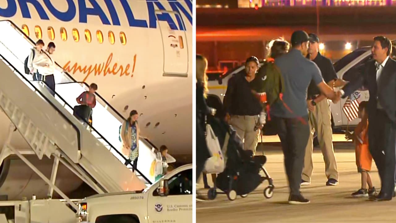 Llega a Tampa el primer vuelo con residentes de Florida que quedaron varados en Israel