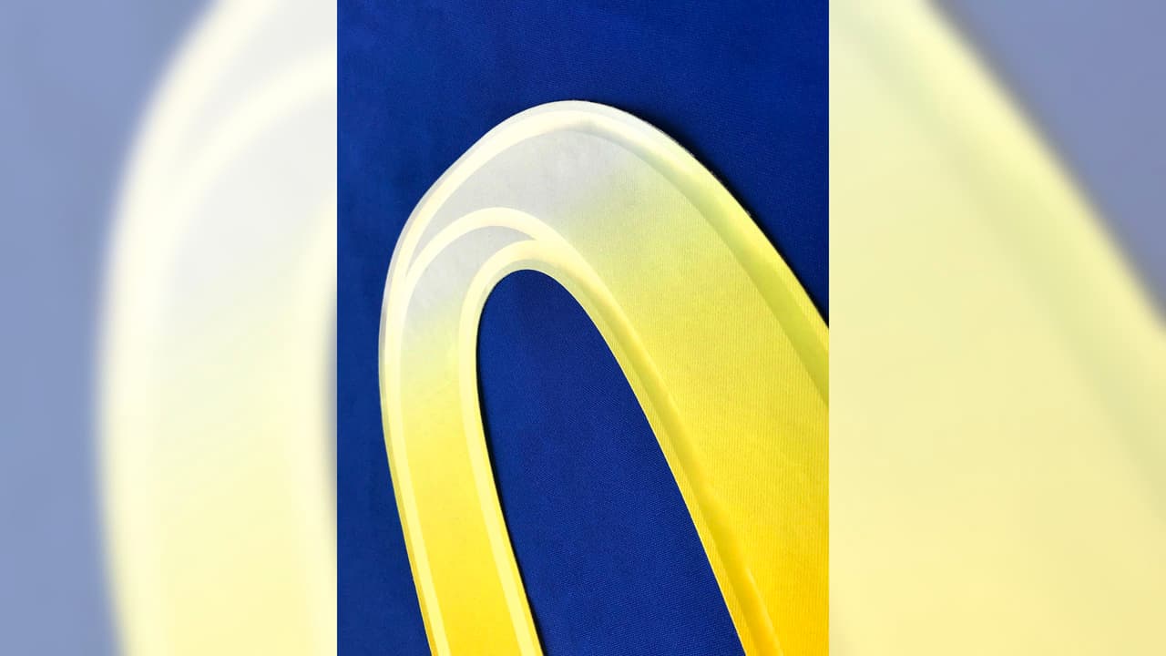 En esta toma se aprecia el degradado que sobresale en los números.