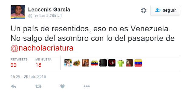 Otros de sus seguidores comparten la opinión del cantante.