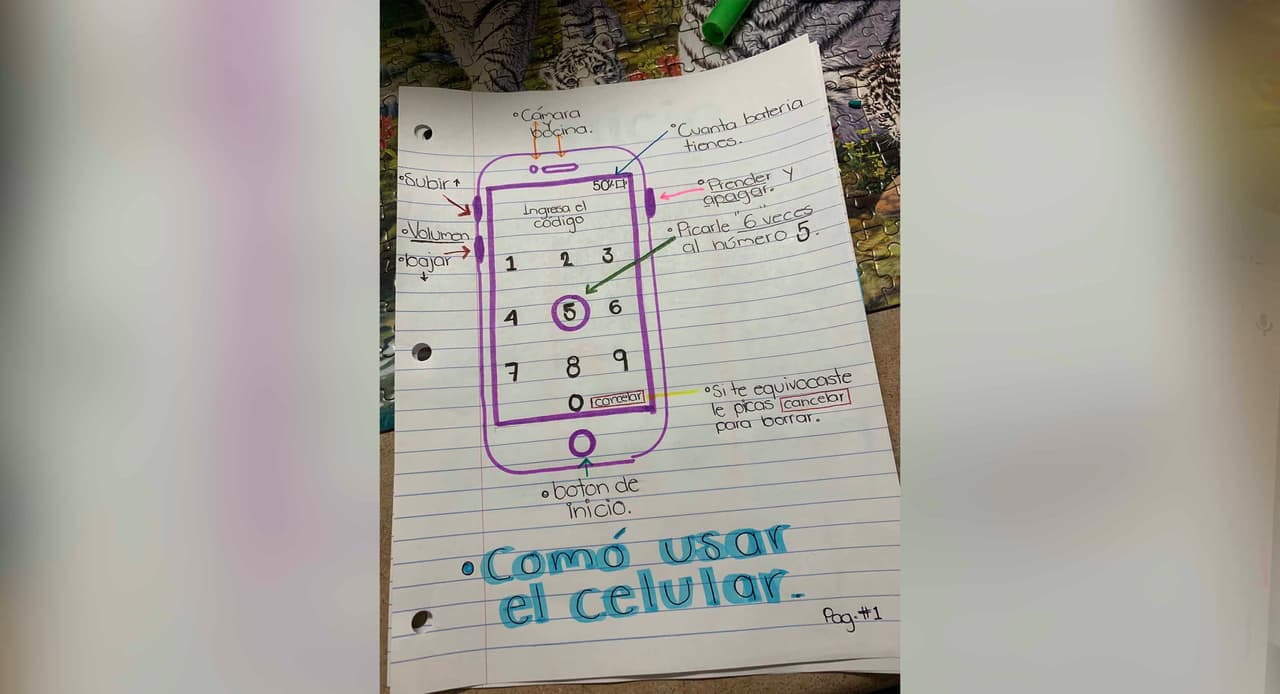 “Cuando le enseñé a usar Netflix, funcionó, después se hizo una necesidad y le volví a hacer el manual”, indicó.