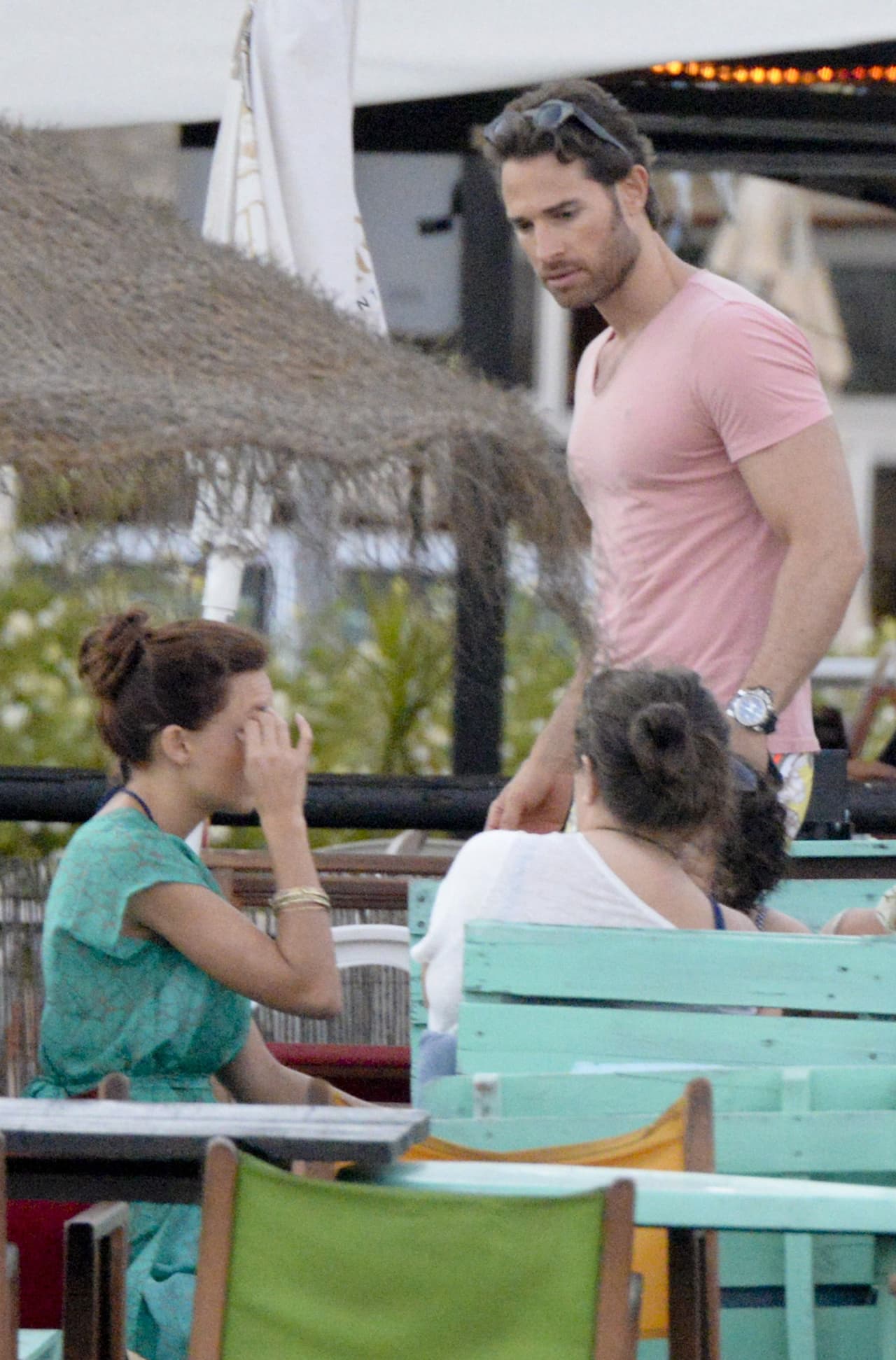 Hace un par de días, jugaron en el área infantil.