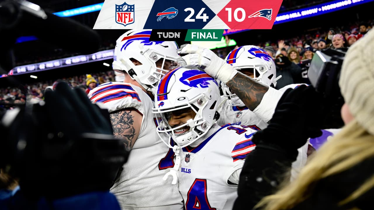 Bills hila tres victorias al derrotar a Patriots como visitante