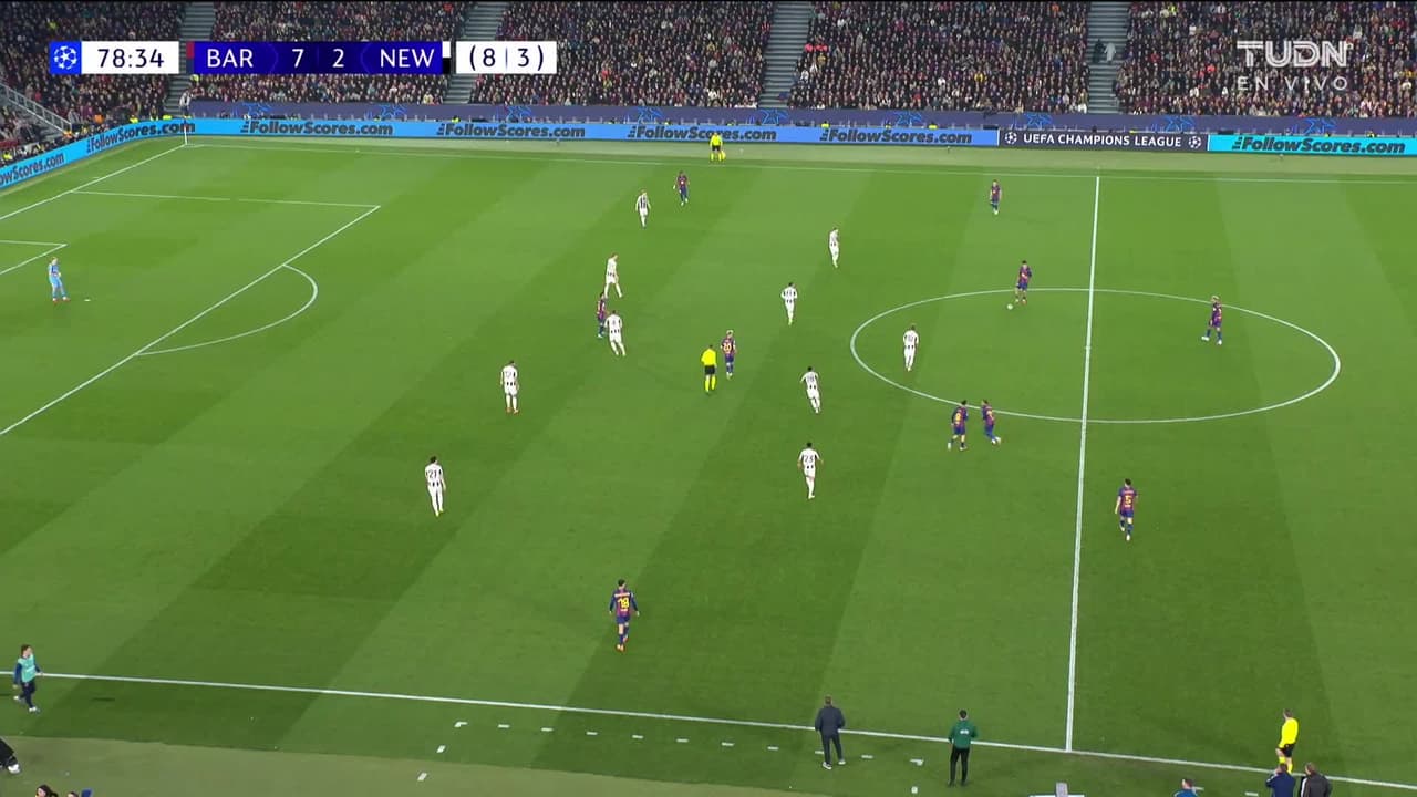 ¡TIRO ATAJADO! disparo por Lamine Yamal.