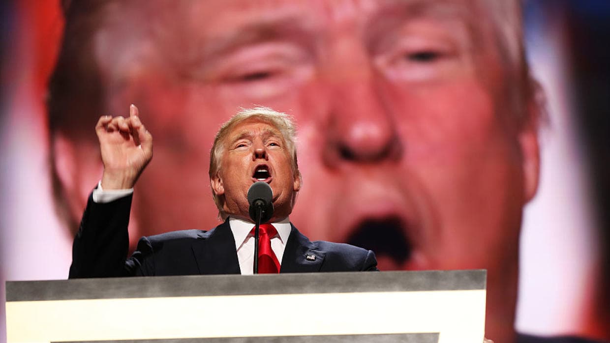 Trump ends convention with an anti-immigration message