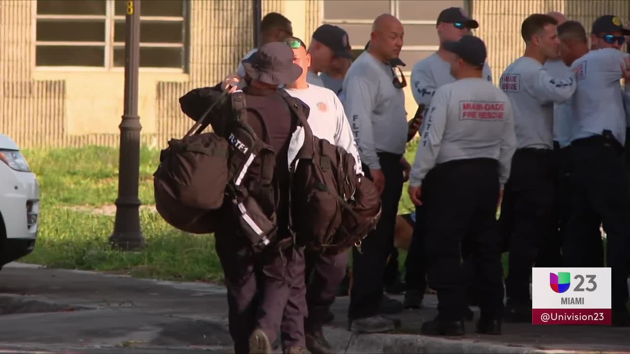Equipos de Bomberos de Miami y Miami-Dade salen rumbo a Venezuela