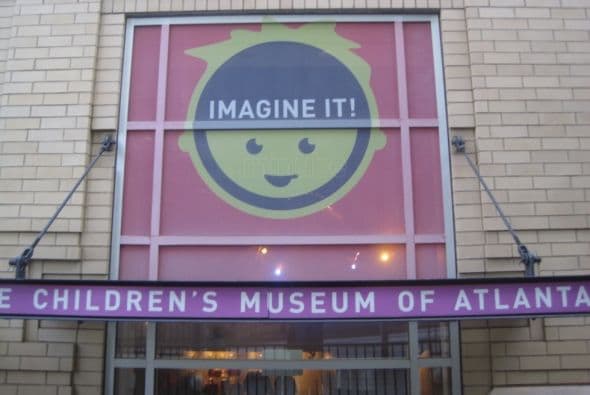 ¡Imagine it! El Museo de Atlanta: se enfoca en actividades creativas para niños. El museo abrió en 2003 y más de un millón de visitantes ha asistido a él. Las exhibiciones actuales en el museo incluyen Cyberchase, búsqueda de conservación, fundamentalmente comida y deja que tu creatividad fluya. Sin duda un lugar que los niños no se pueden perder. (Imagen de Twitter)