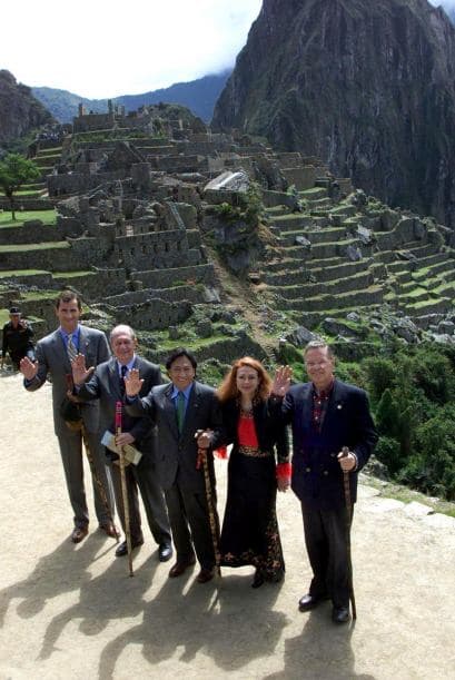 Aquí en un viaje a Machu Picchu, Perú.