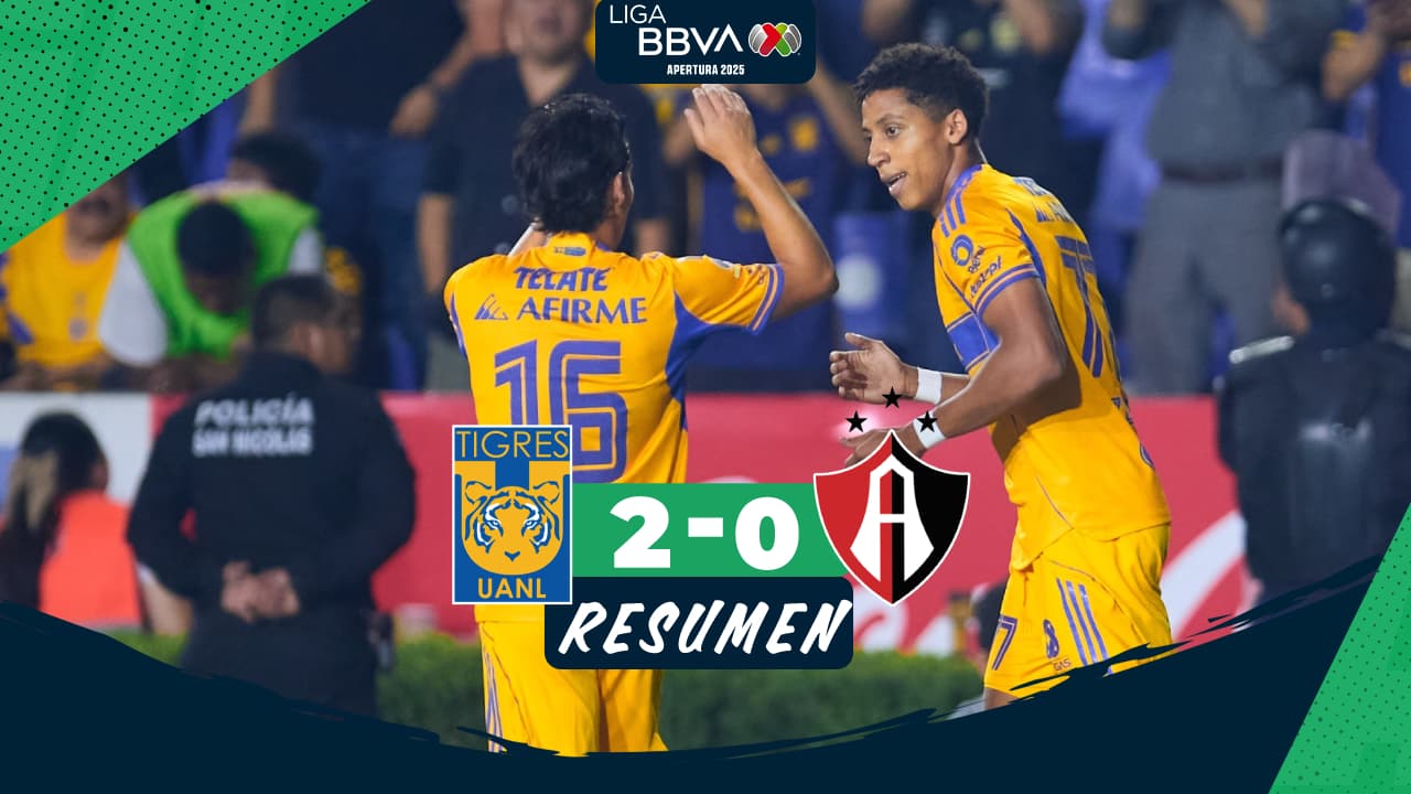 Tigres derrota en el 'Volcán' al Atlas en partido de la Jornada 10