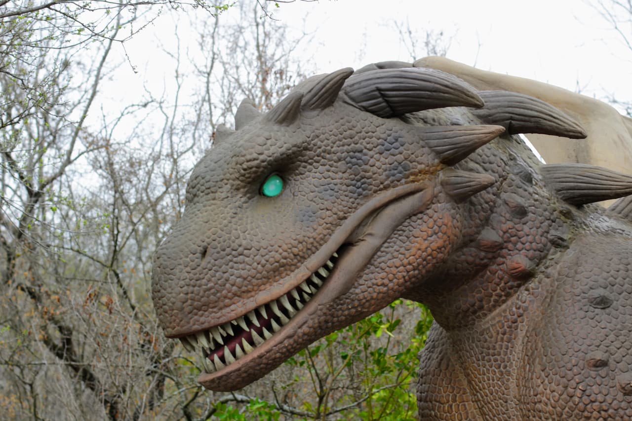 El zoológico de San Antonio inundó sus instalaciones de dragones mágicos.