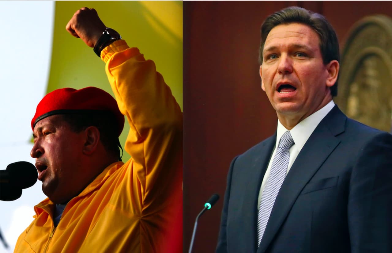 A decade after Chávez's death, DeSantis pushes a Chavista demise of free speech