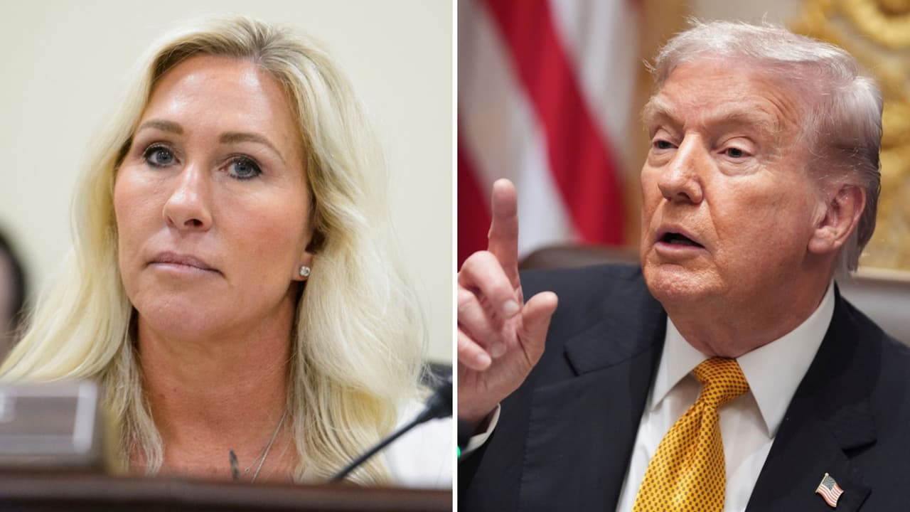 Trump rompe lazos con Marjorie Taylor Greene y ella le responde que es "sorprendente" cómo evita que se conozcan los archivos de Epstein