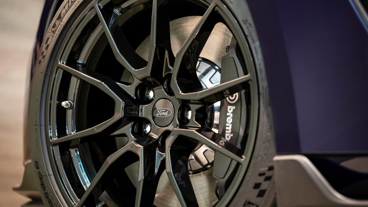 En cuanto a maniobrabilidad, Ford recurrió a Michelin para el desarrollo de una versión exclusiva de su Pilot Sport Cup 2 para el GT350. Estos son de 295 mm de ancho al frente y 305 mm atrás.