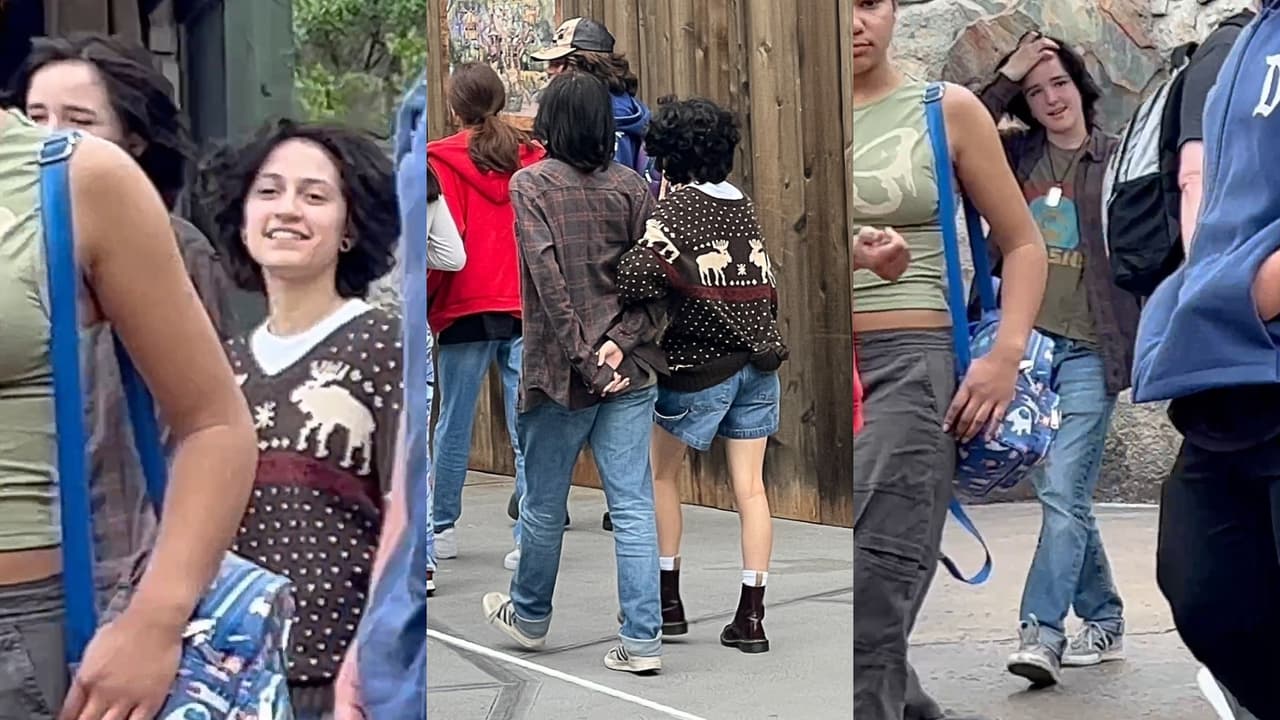 Las chicas parecían estar felices durante el paseo, aprovechando el fin de semana largo por Memorial Day.