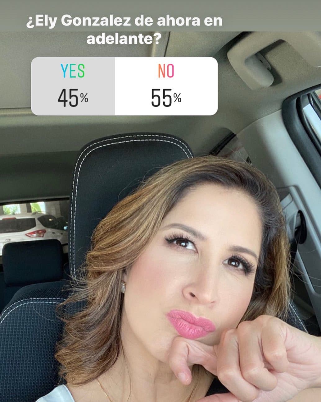 Una duda asaltó a Elyangélica, y recurrió a sus seguidores para tomar una decisión.
