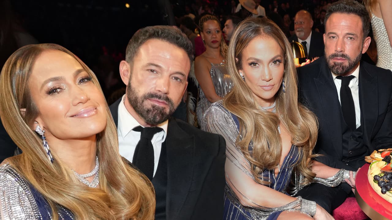 ¿Aburrido?: las fotos de Ben Affleck con JLo en los GRAMMY 2023 de las que todos hablan
