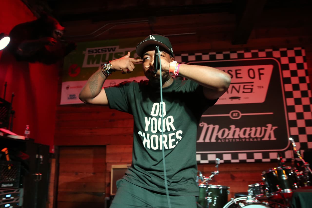 Domo Genesis también se presentó en House of Vans el 16 de marzo.