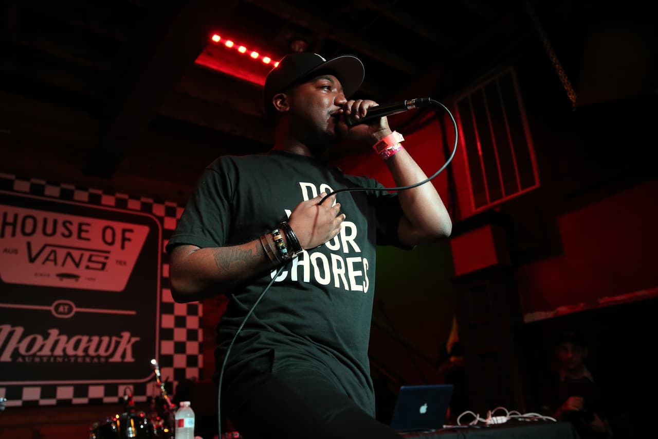 Domo Genesis también se presentó en House of Vans el 16 de marzo.