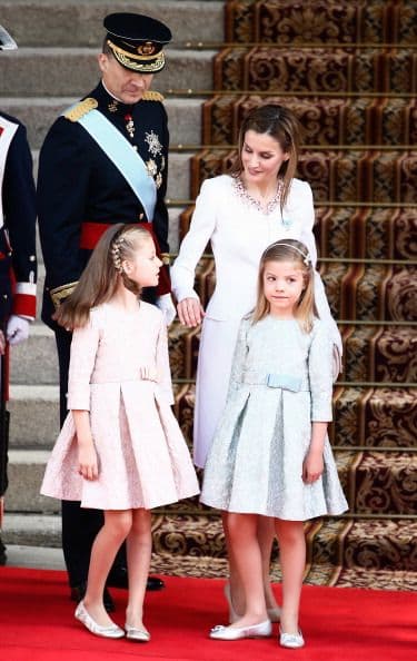 La proclamación de Felipe VI pudo estar llena de protocolos pero también los reyes tiene su lado humano.