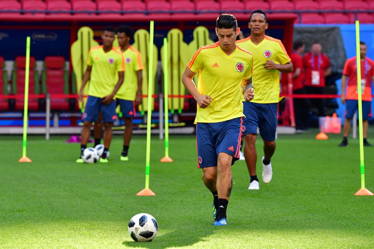 James ingresó al minuto 59' en la derrota frente a Japón por 2-1 el martes pasado en la Mordovia Arena de Saransk.