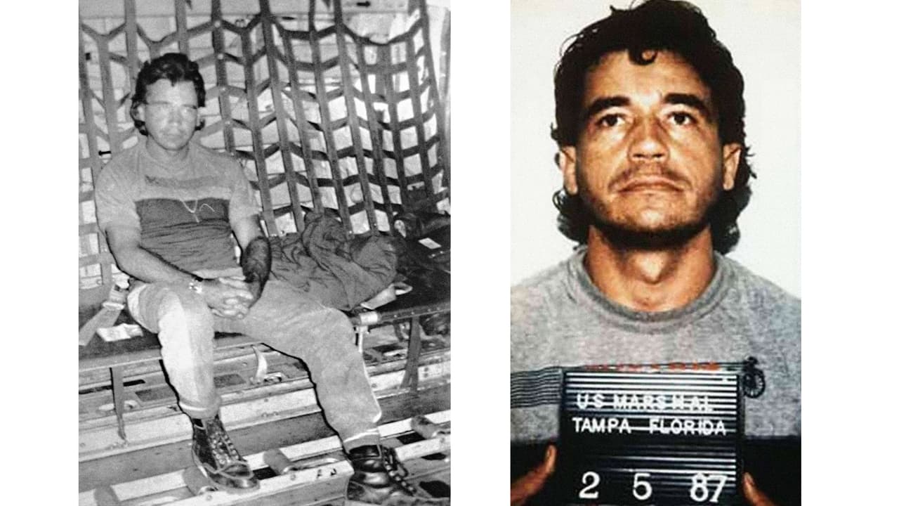 <b>Carlos Enrique Lehder Rivas</b>. Extraditado a EEUU en 1987. Cofundador del cartel de Medellín. Nació en Armenia, Colombia en 1949. Fue 
<b><a href="http://elpais.com/diario/1987/02/05/internacional/539478023_850215.html" target="_blank">capturado el 4 de febrero de 1987</a> </b>en un pequeño pueblo cerca de la ciudad de Medellín, en el noroeste de Colombia. 
<b><a href="http://www.univision.com/noticias/narcotrafico/al-cumplir-30-anos-en-prision-carlos-lehder-es-hoy-el-espejo-en-que-se-mira-el-chapo-guzman">A las pocas horas de ser capturado fue montado en un avión de la DEA que lo condujo hasta la ciudad de Tampa, Florida, </a></b>donde fue recluido en una cárcel de máxima seguridad. Fue el primer capo del narcotráfico en ser extraditado a Estados Unidos.