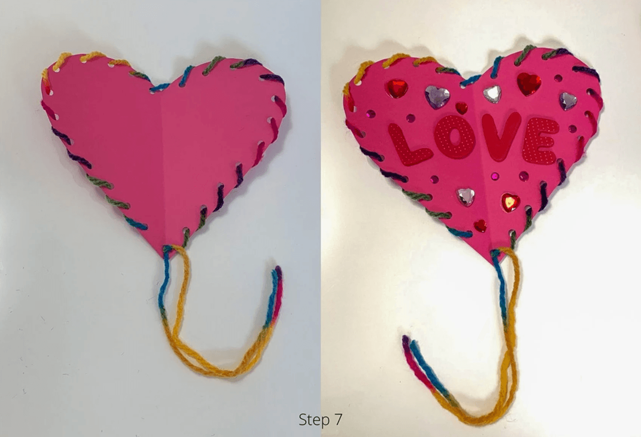 ¡Pueden decorar el corazón como quieran!