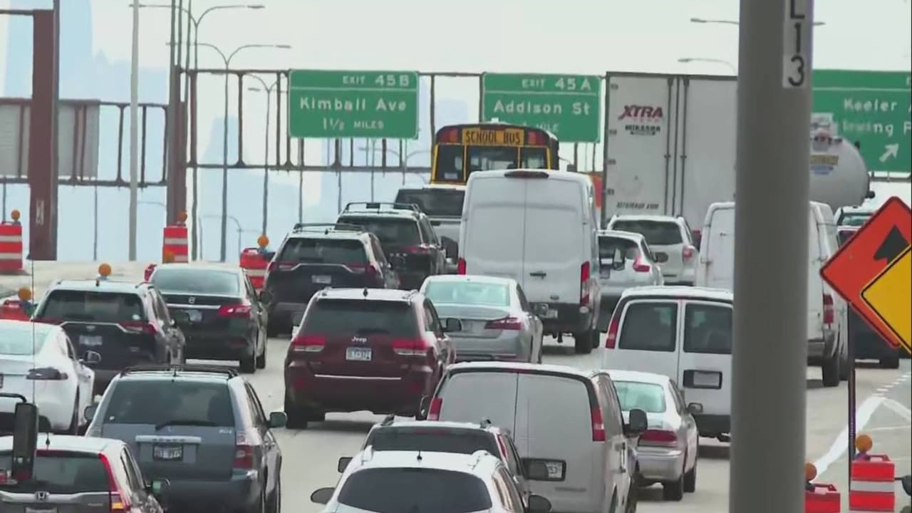 Toma tus precauciones: las salidas de la autopista Kennedy en Diversey Ave. cierran por 8 semanas