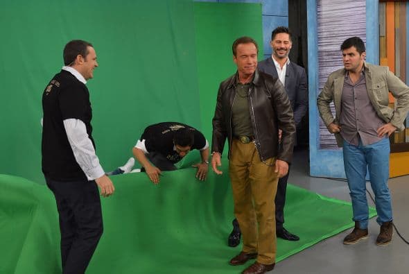 Arnold Schwarzenegger y Joe Manganiello en Despierta
