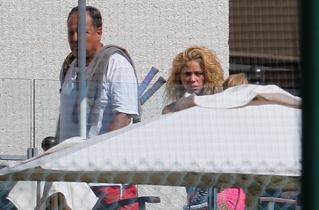 Hace unos días la vimos en el club deportivo en donde entrena.