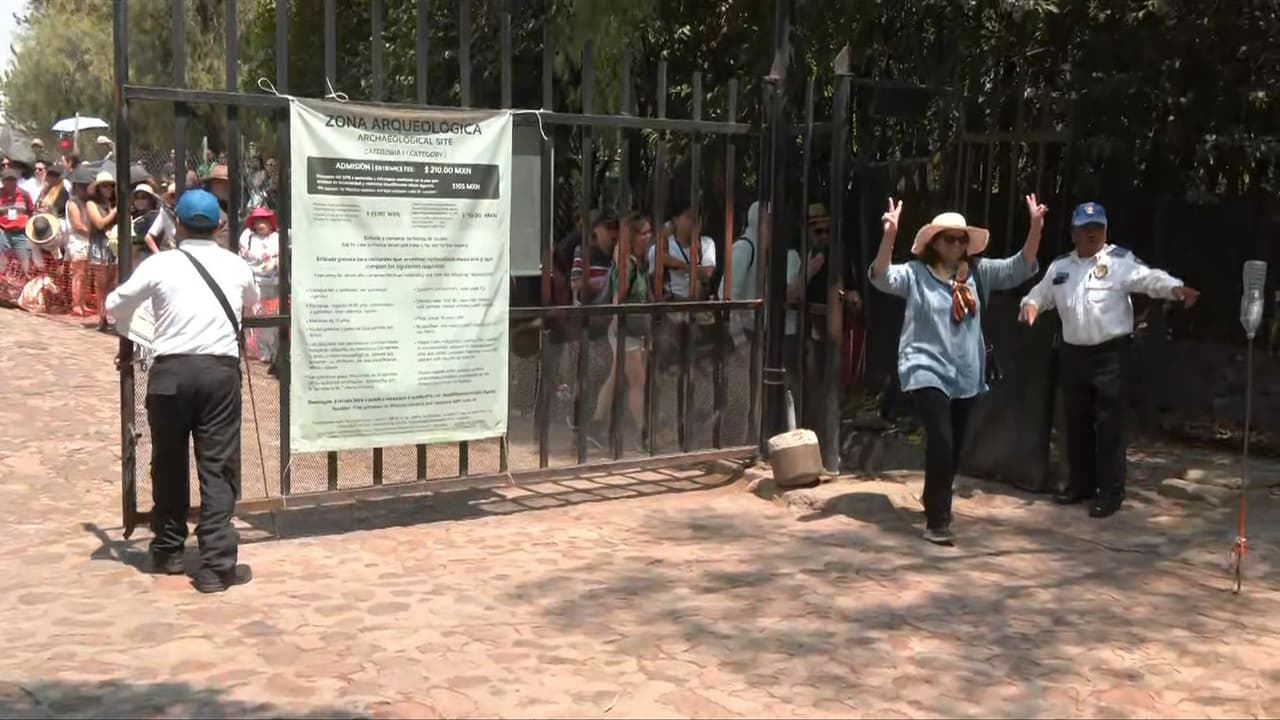 Video de la reapertura de Teotihuacán, la zona arqueológica de México que vivió un tiroteo mortal