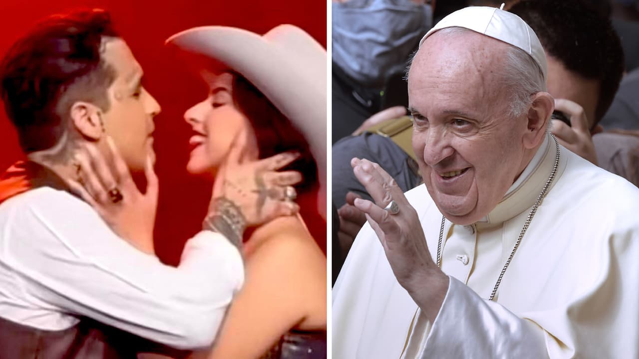 Aseguran que Nodal y Ángela Aguilar habrían recibido “la bendición del Papa” para estar juntos