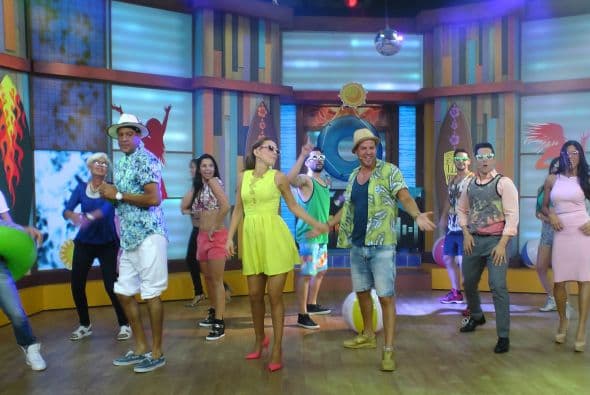 Y a pesar de haber llevado ya un buen rato bailando, ellos no se cansaban ¡qué aguante!