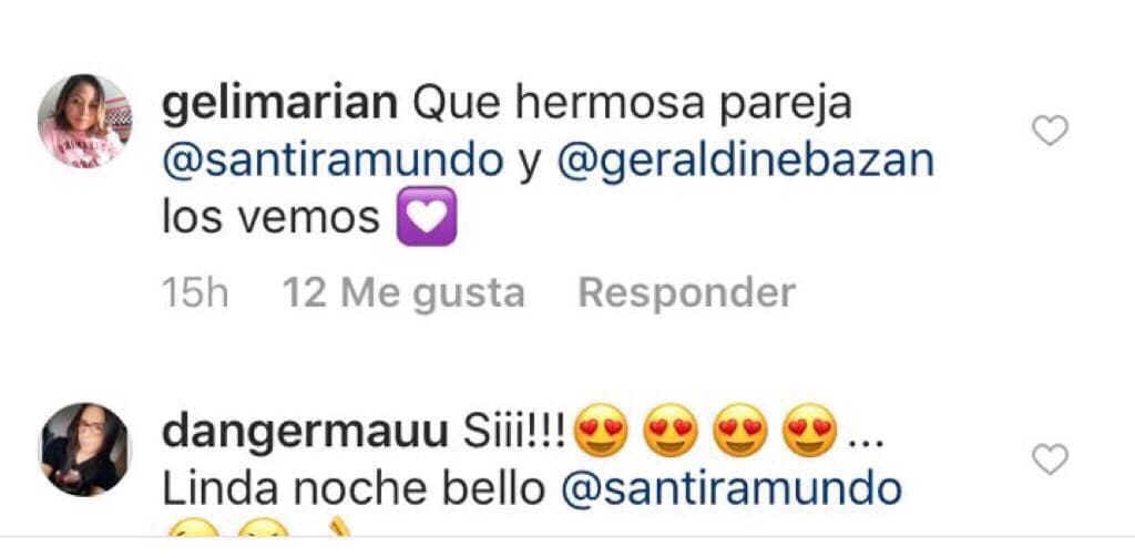 Los seguidores se emocionaron y hasta aseguran que esas publicaciones son una muestra de que tienen una relación de pareja.