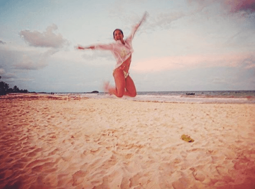 Maity Interiano es una mujer muy disciplinada, así que por qué no mostrar el resultado de su esfuerzo.